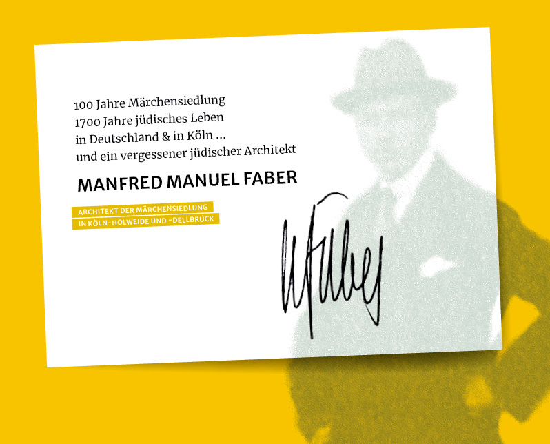 Broschuere zum Gedenken an Manfred Faber